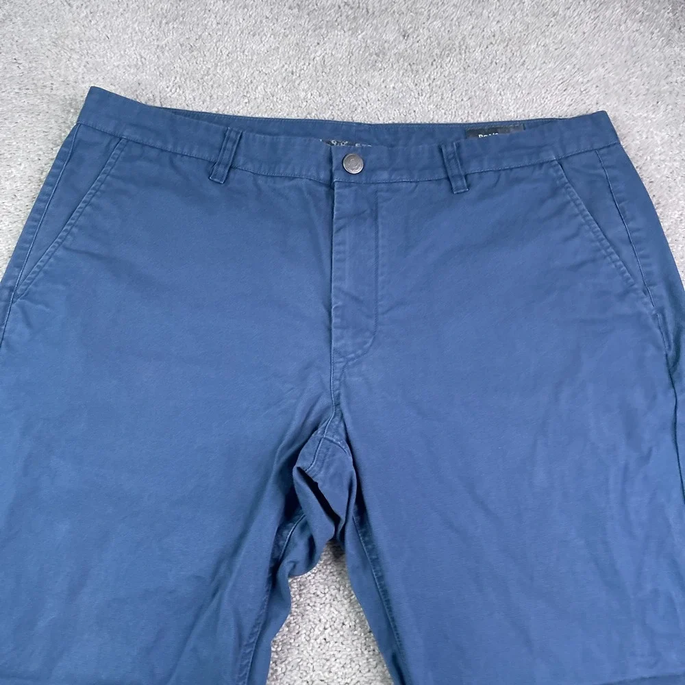 Bonobos Pants Mens 38x28 Blue Slim Fit Chino Cotton Twill Casual Slacks